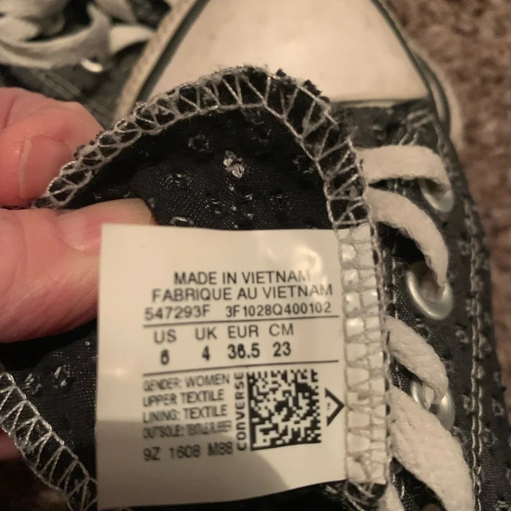 Converse size 6 Navy blue - Picture 2 of 4